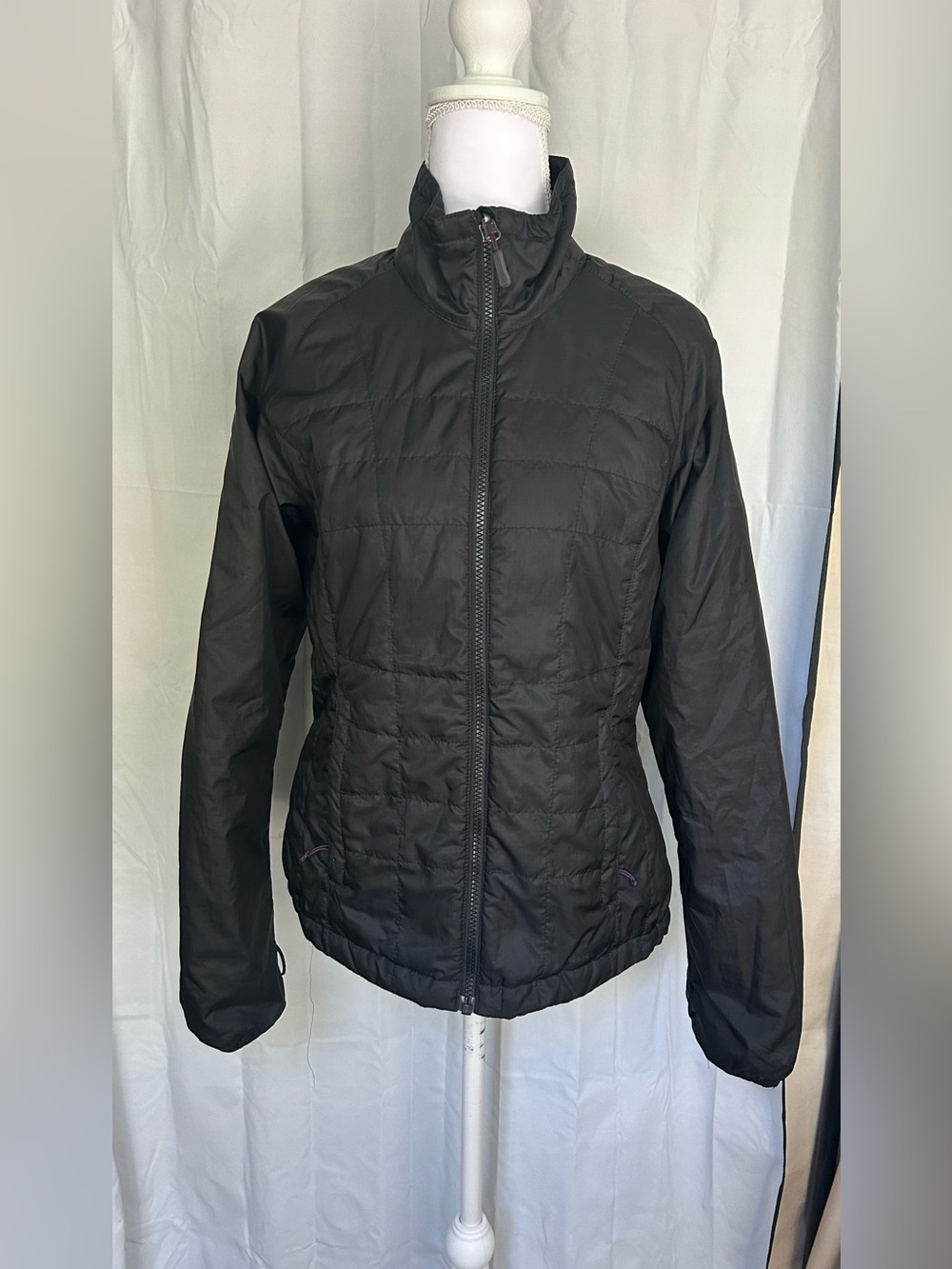 Eddie Bauer Black Quilted Puffer Jacket